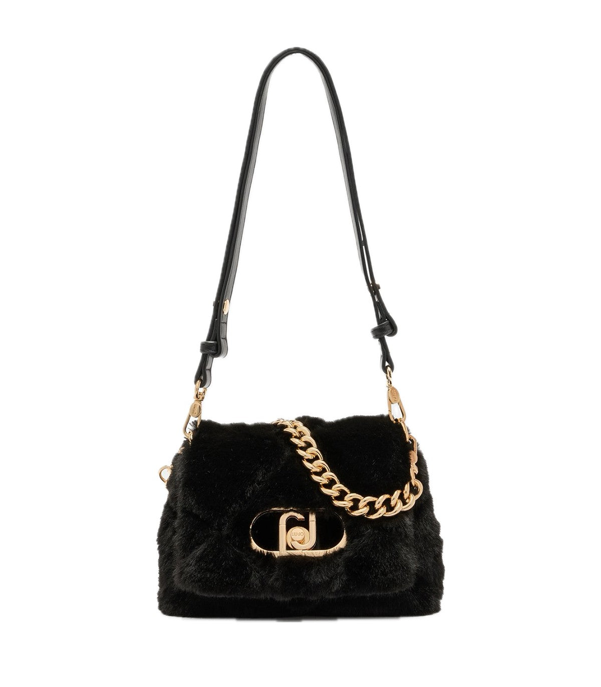 Borsa LaPuffy piccola in pelliccia Liu o