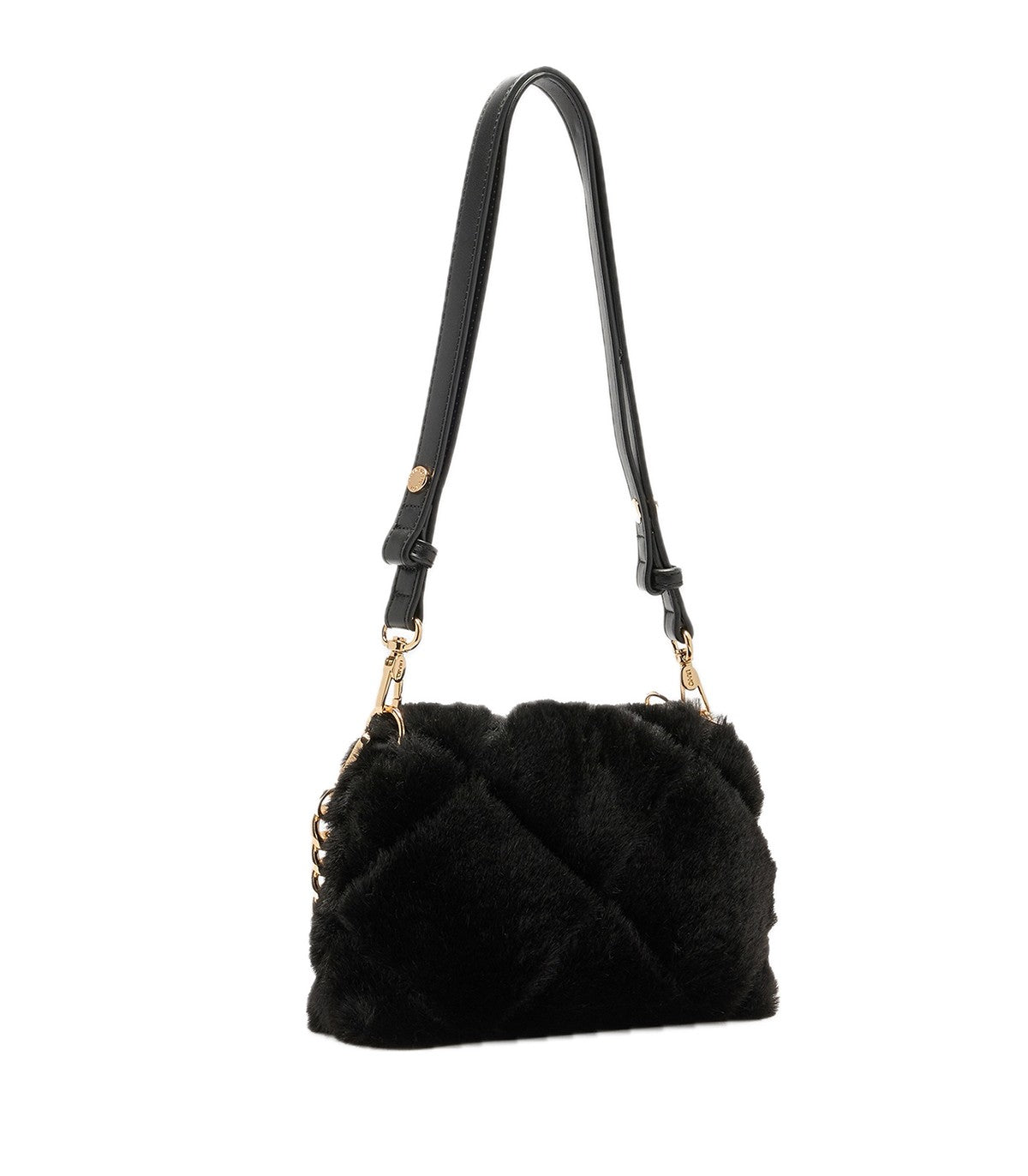 Borsa LaPuffy piccola in pelliccia Liu o