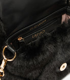 Borsa LaPuffy piccola in pelliccia Liu o