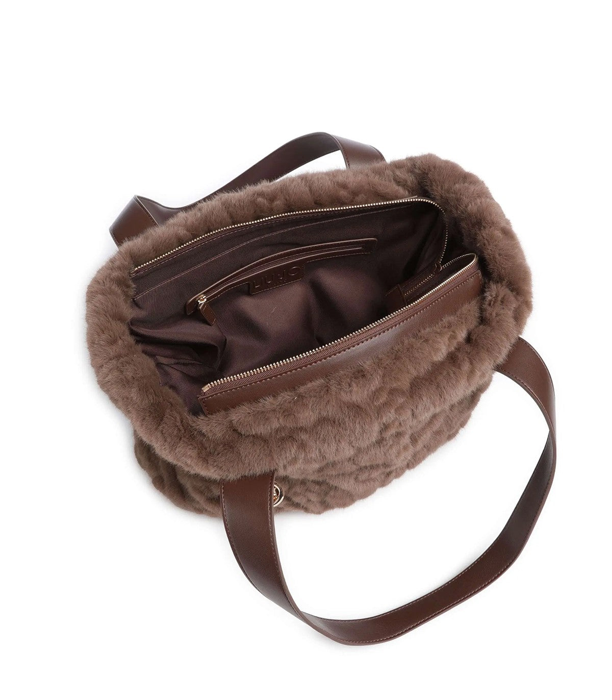 Borsa hobo grande in pelliccia Liu Jo