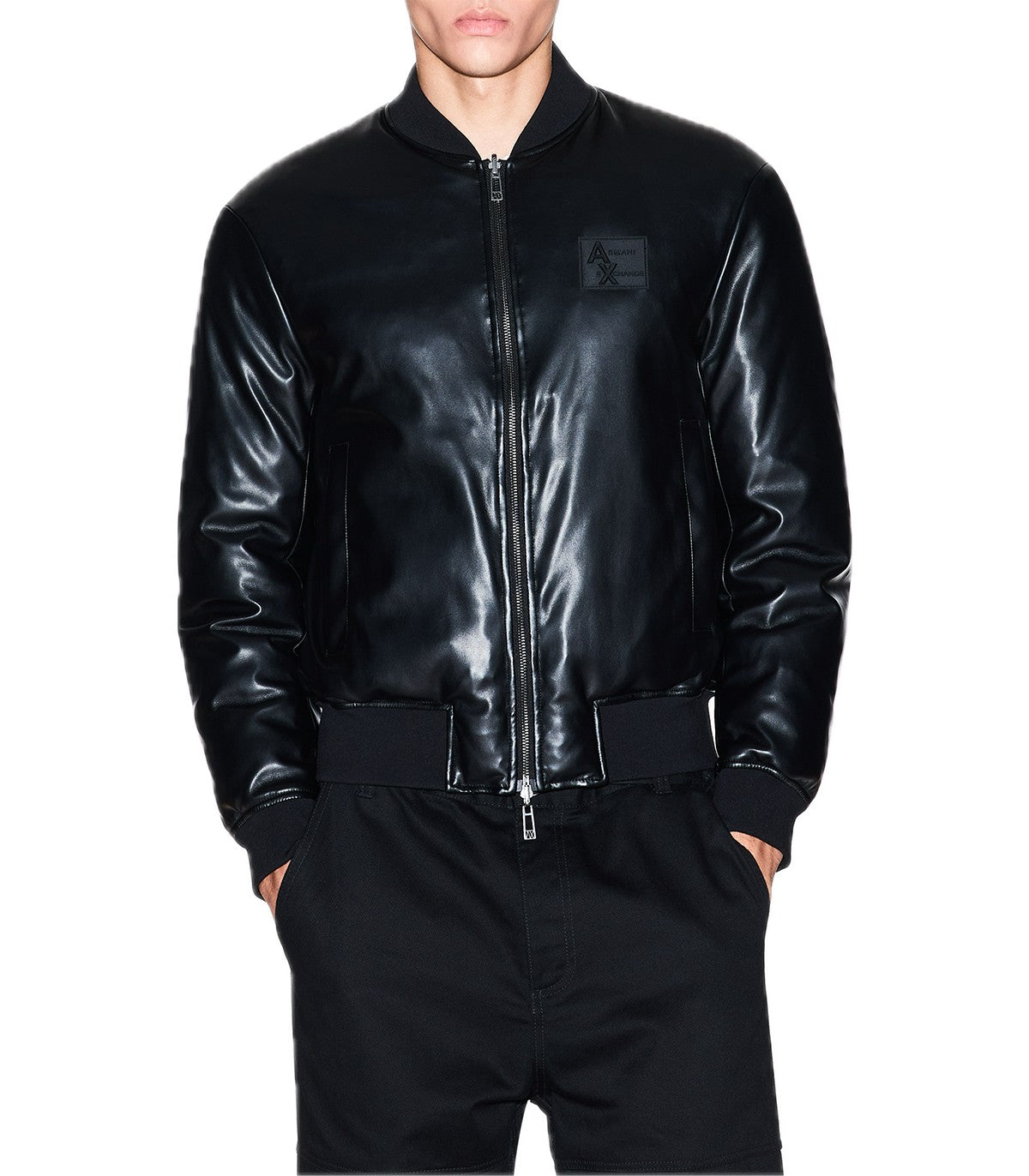 Giubbotto di pelle Uomo Armani Exchange