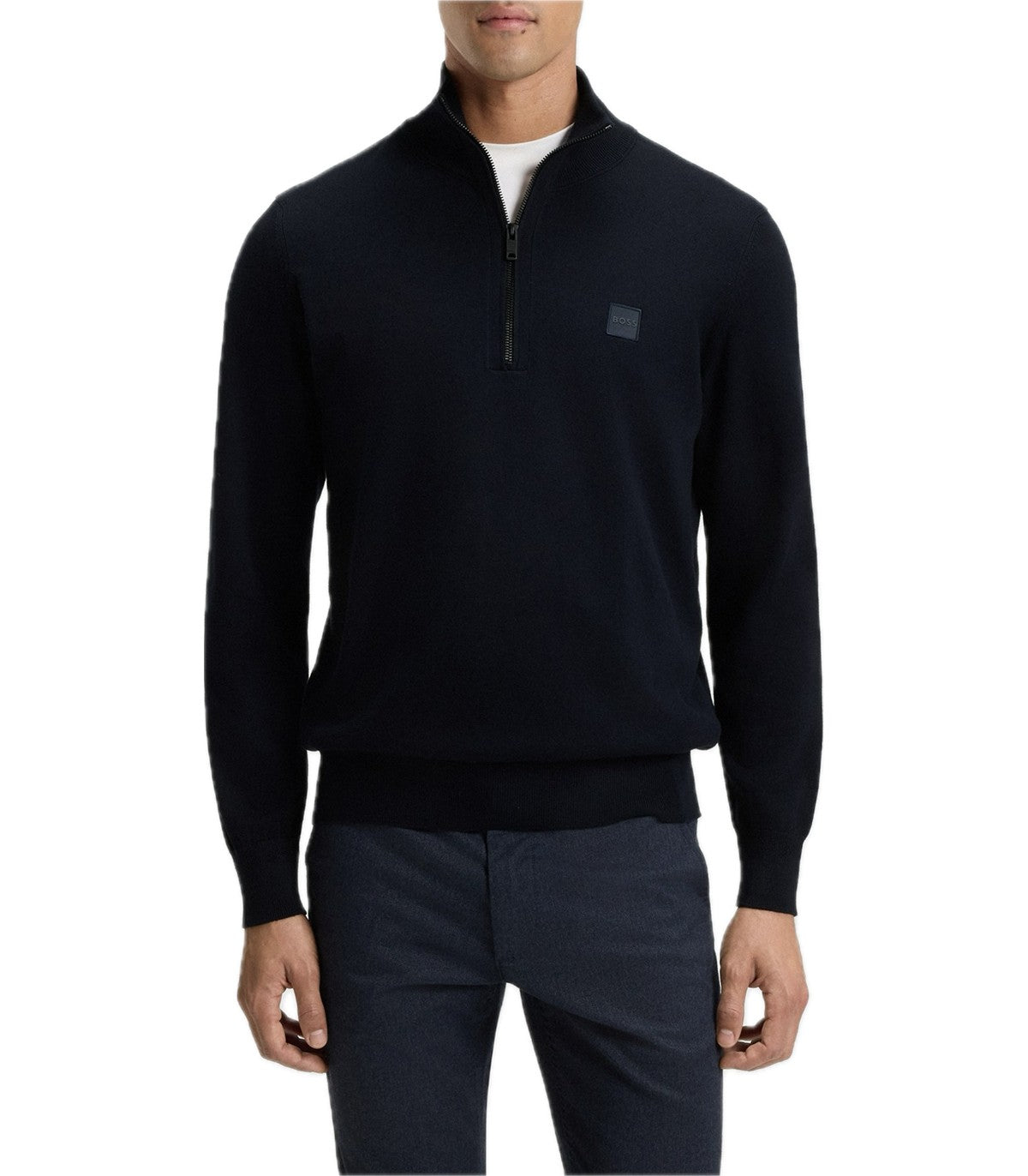 Maglione mezza zip Uomo Boss Kanobix