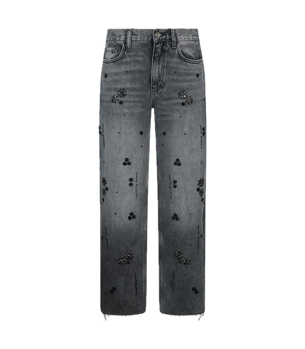 Jeans straight con strass Liu Jo