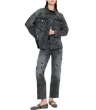 Jeans straight con strass Liu Jo