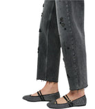 Jeans straight con strass Liu Jo
