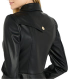 Giacca slim-fit in tessuto spalmato LiuJ