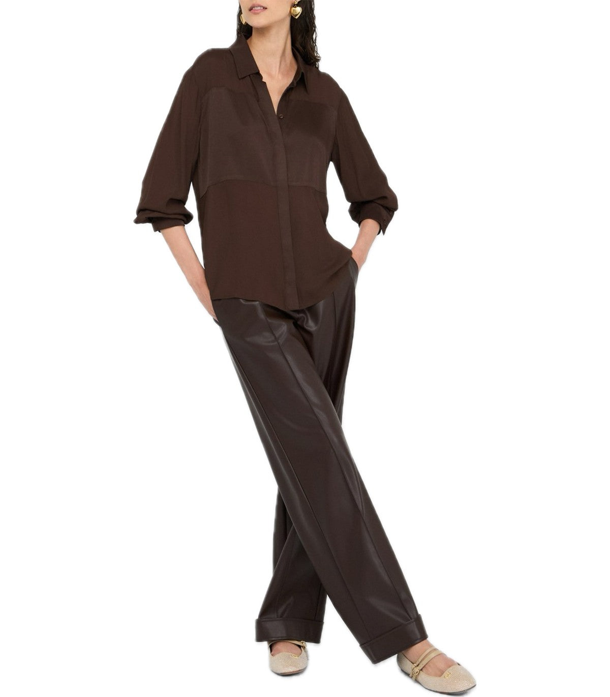 Camicia in crepe de chine Liu Jo