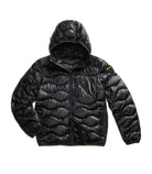 Piumino ad onde Uomo Blauer Wave