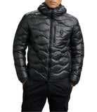 Piumino ad onde Uomo Blauer Wave