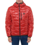 Piumino ad onde Uomo Blauer Wave