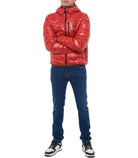 Piumino ad onde Uomo Blauer Wave