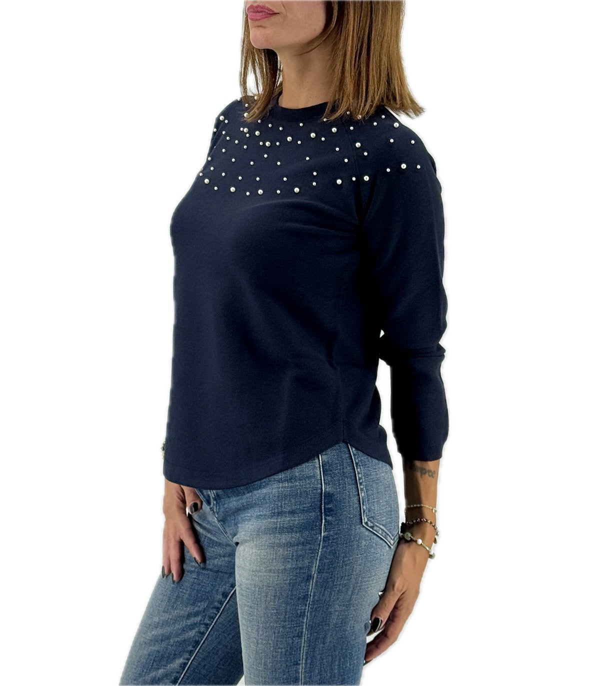 Maglia con perle Donna Emme Marella Gian