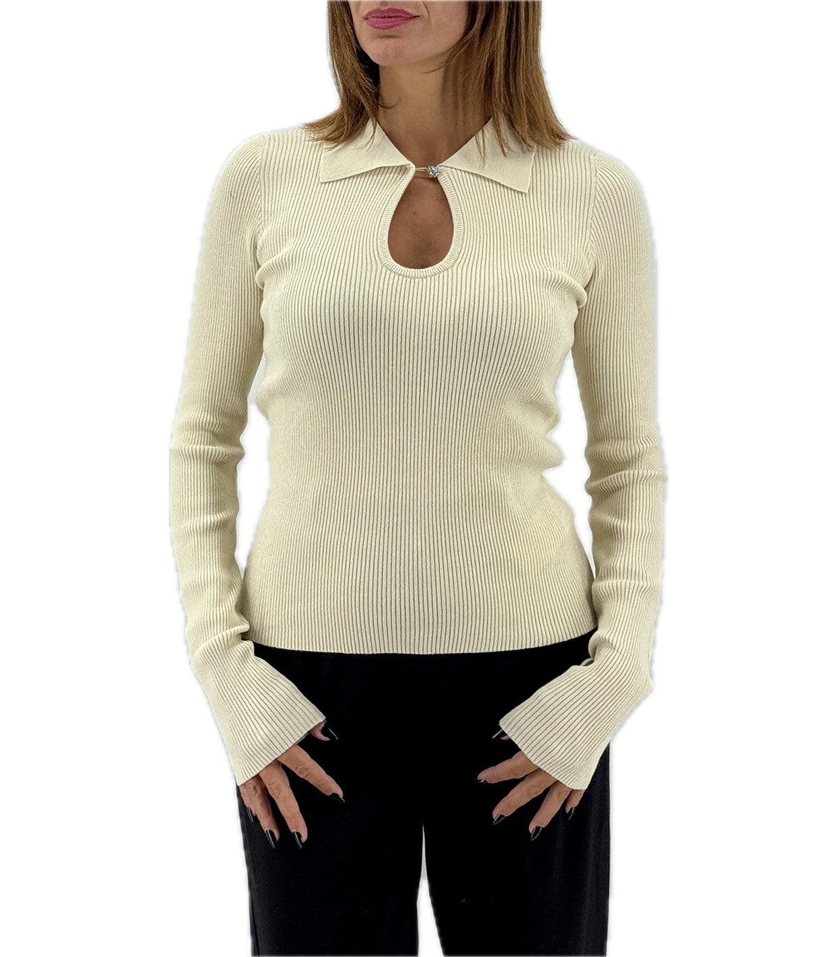 Maglia aderente Donna Emme Marella Plume