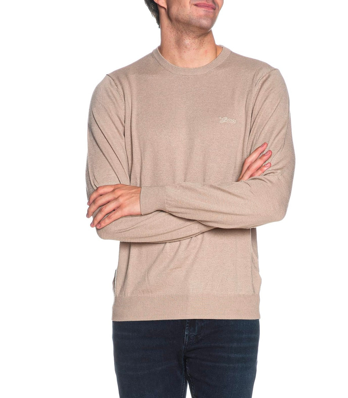 Maglione misto seta Uomo Guess