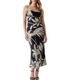 Abito midi in raso Guess