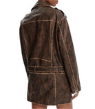 Giubbotto di pelle Guess