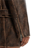 Giubbotto di pelle Guess