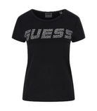 T-shirt con strass Donna Guess