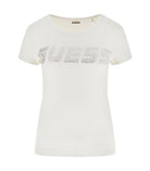 T-shirt con strass Donna Guess