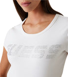 T-shirt con strass Donna Guess