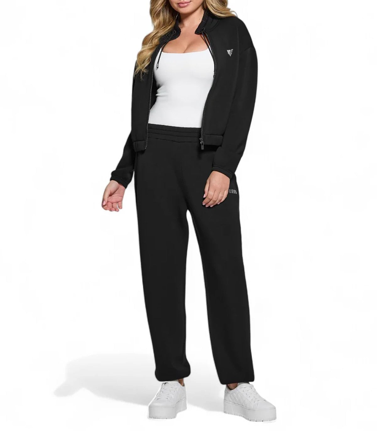 Felpa full zip Donna Guess