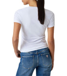 T-shirt con strass Donna Guess