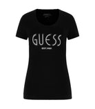 T-shirt con strass Donna Guess