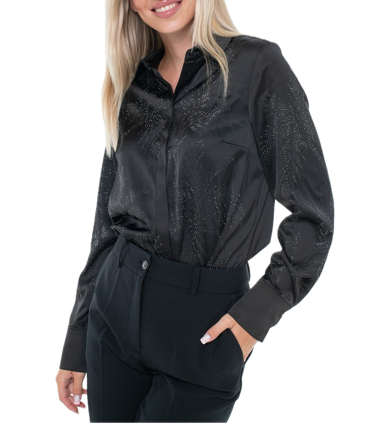 Camicia in raso Donna Guess