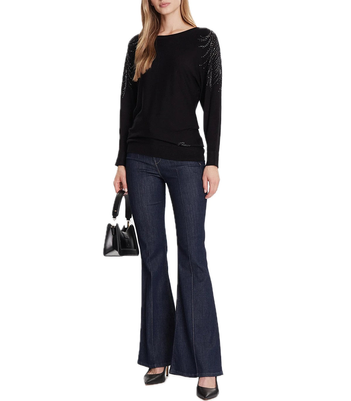 Maglione con strass Donna Guess