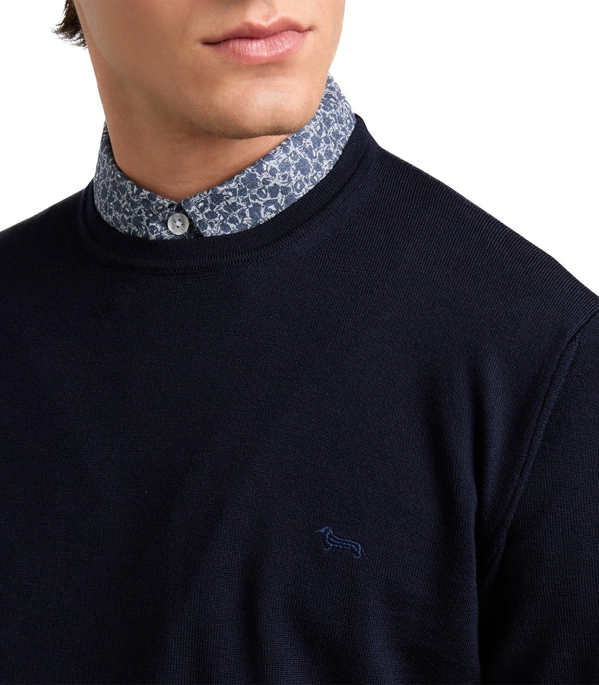 Girocollo lana merino Uomo Harmont Blaie
