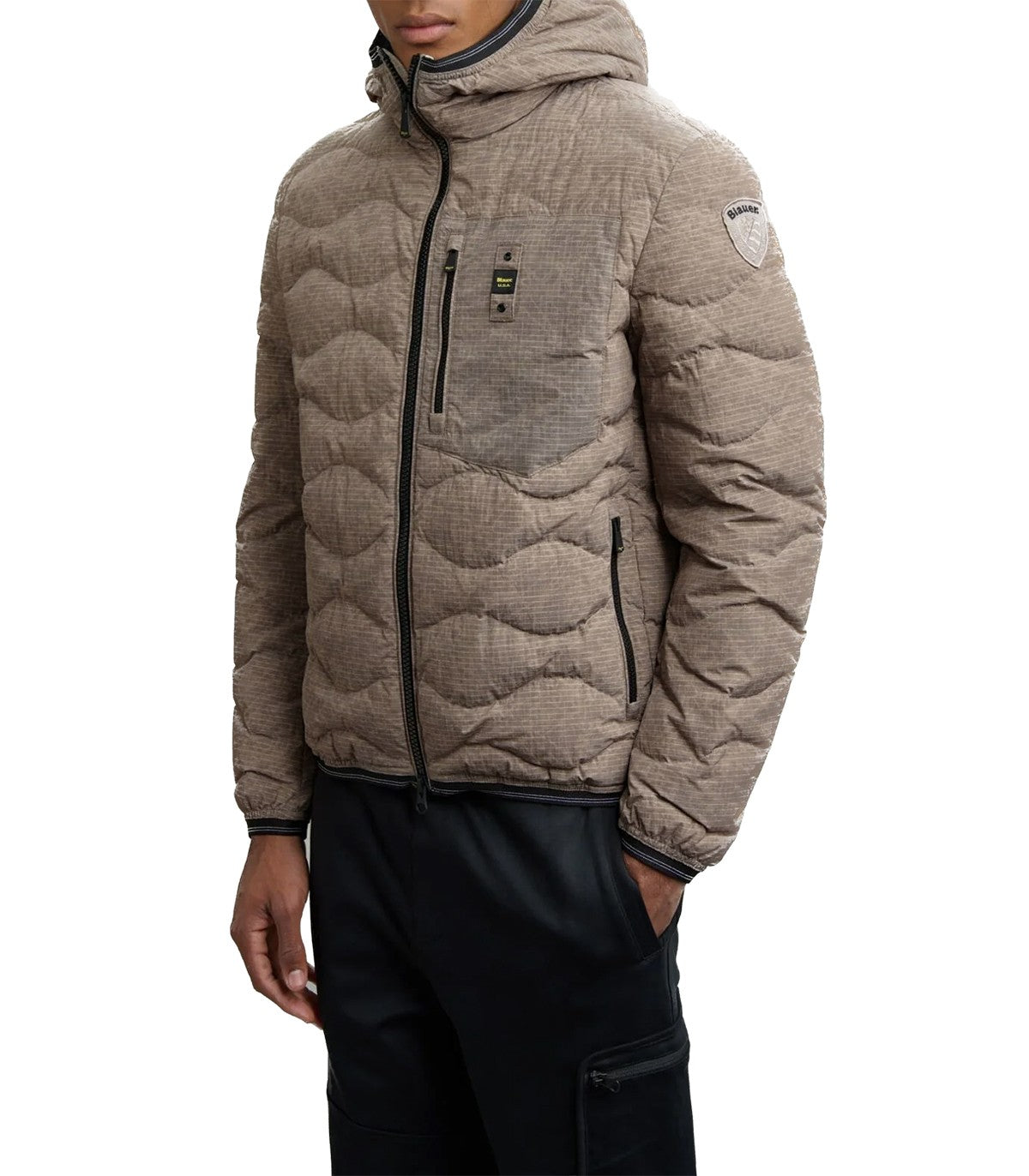 Piumino Uomo Blauer Wave