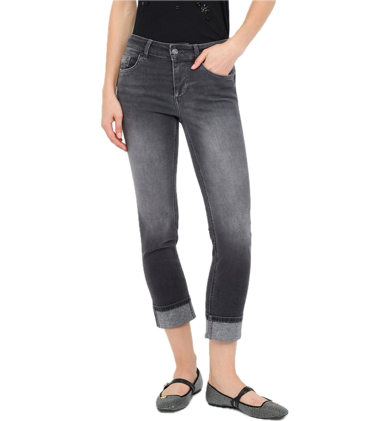 Jeans skinny con risvolto Liu Jo
