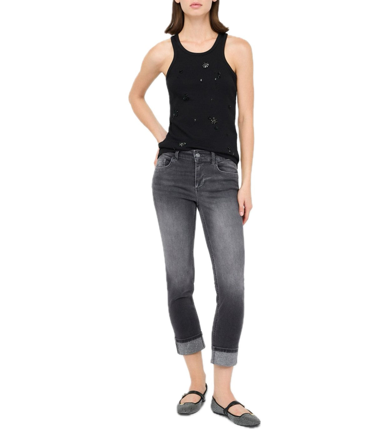 Jeans skinny con risvolto Liu Jo