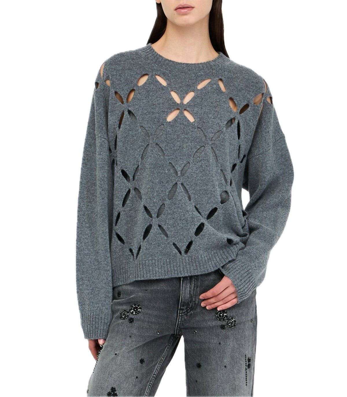 Maglione lana con cut-out Liu Jo
