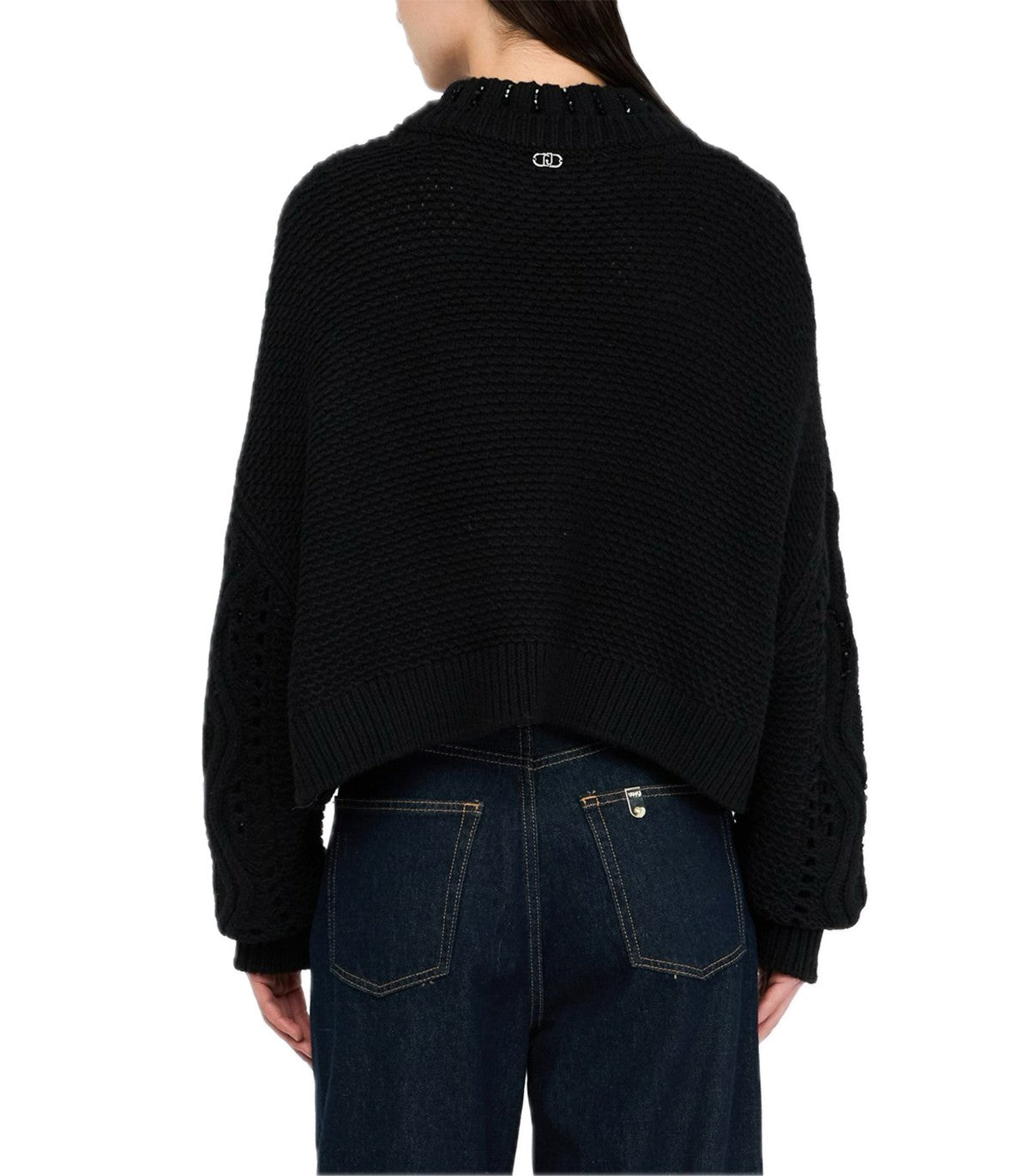 Maglia in lana con traforature Liu Jo