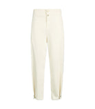 Pantaloni balloon con bottone gioiello L