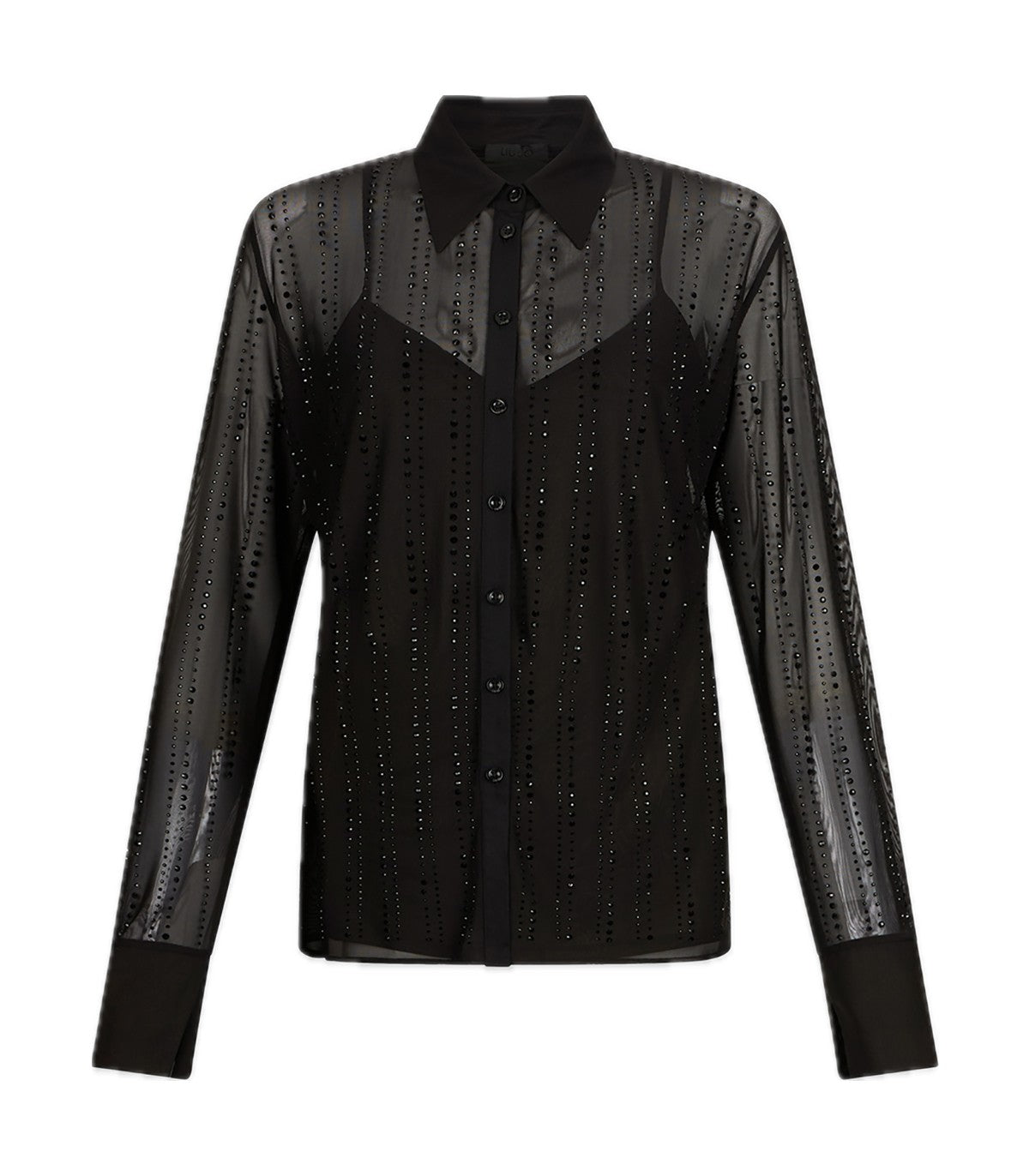 Camicia in tulle con strass Liu Jo