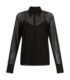 Camicia in tulle con strass Liu Jo