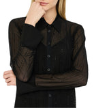 Camicia in tulle con strass Liu Jo