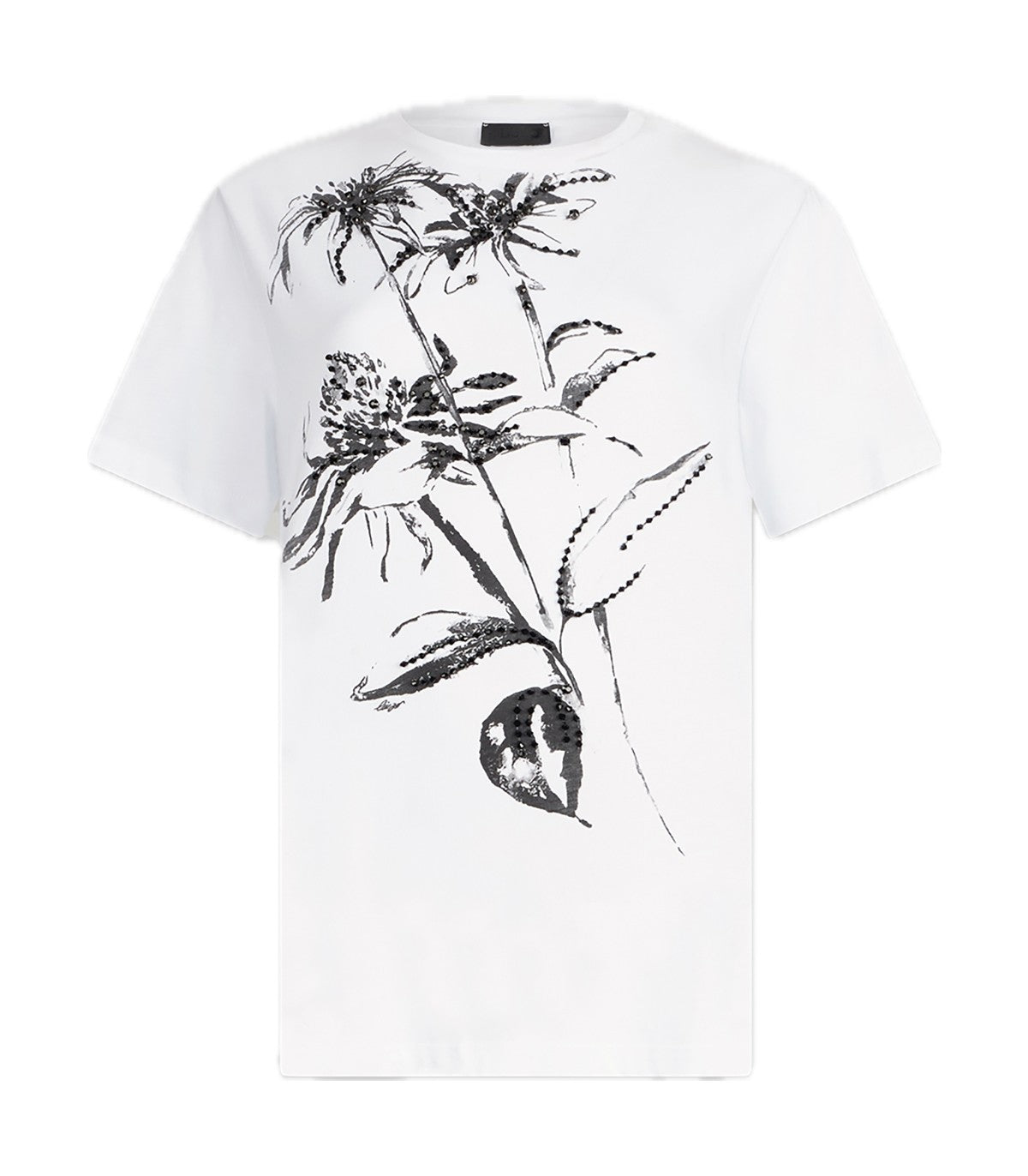 T-shirt in cotone con stampa Liu Jo
