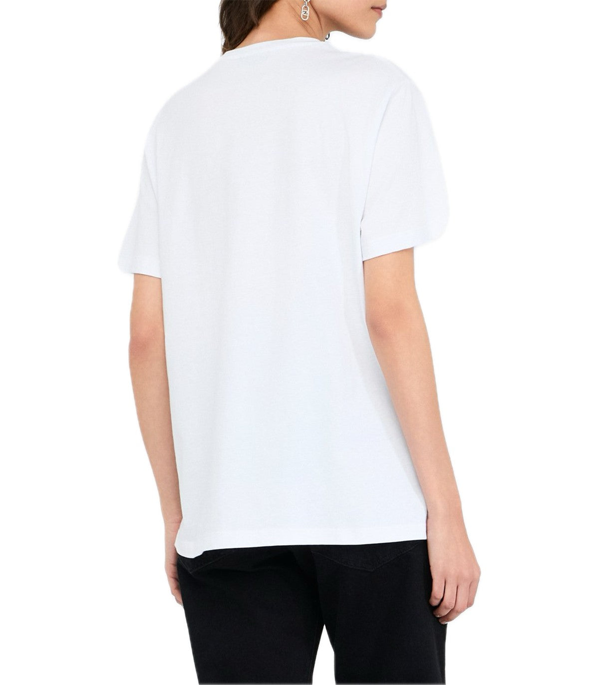 T-shirt in cotone con stampa Liu Jo