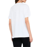 T-shirt in cotone con stampa Liu Jo