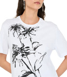 T-shirt in cotone con stampa Liu Jo