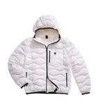Piumino ad onde Uomo Blauer Wave