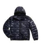 Piumino ad onde Uomo Blauer Wave