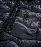 Piumino ad onde Uomo Blauer Wave