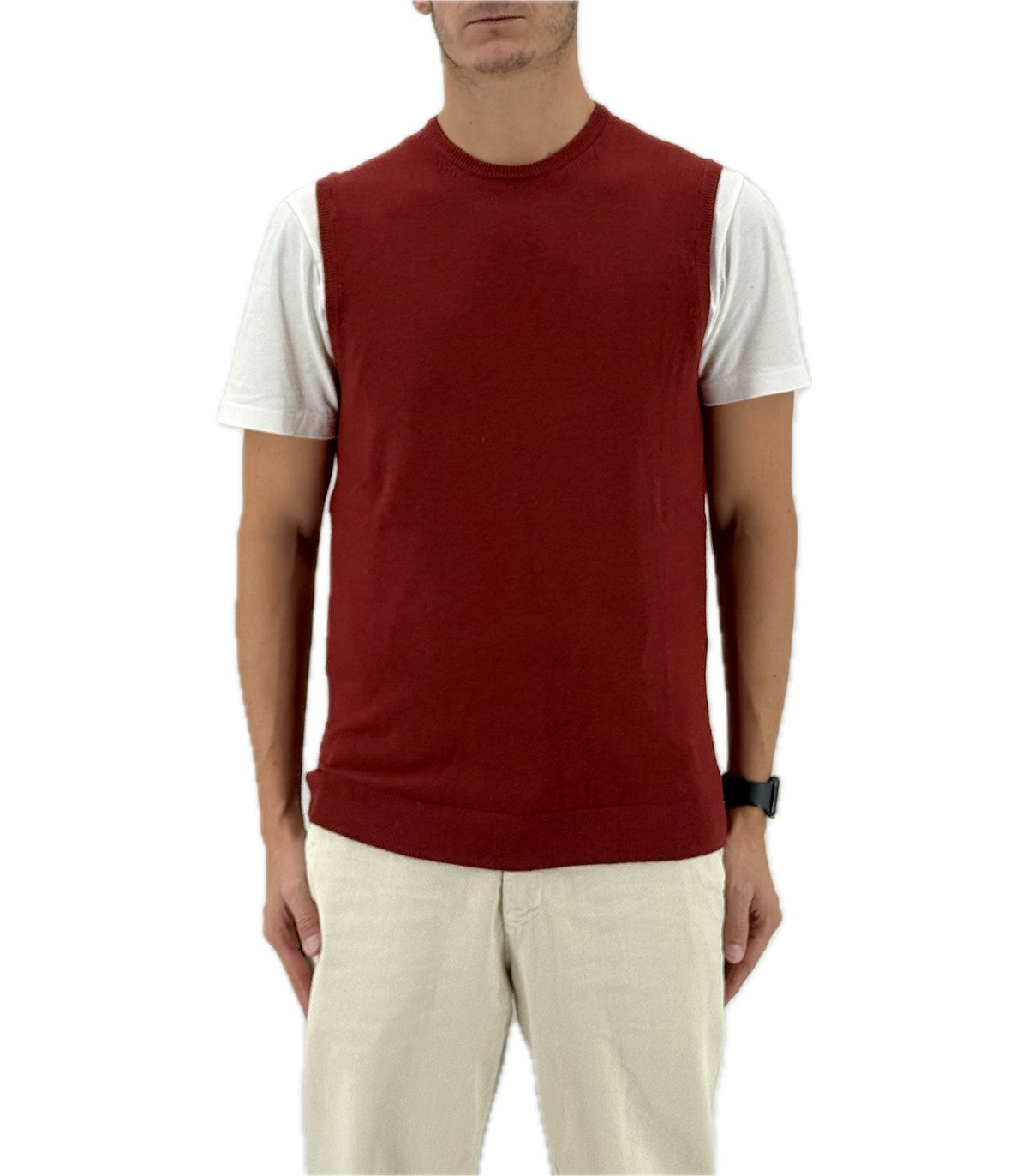 Gilet misto lana Uomo Union