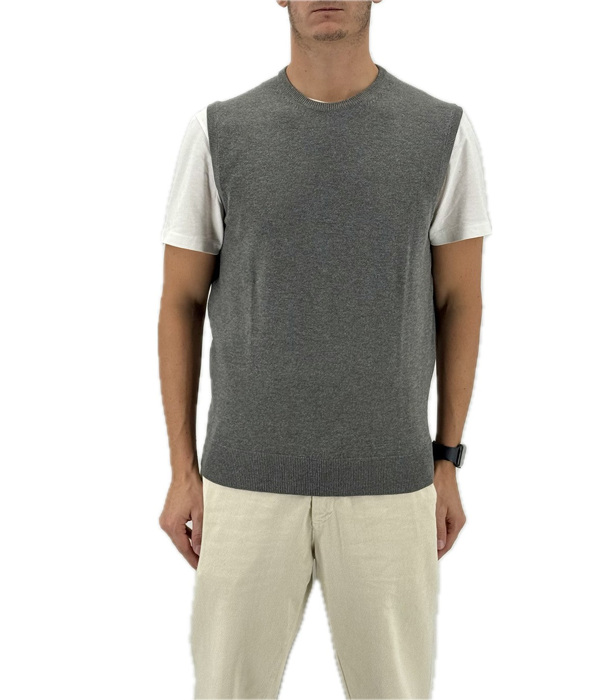 Gilet misto lana Uomo Union