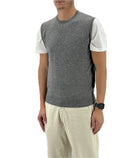 Gilet Uomo misto cashmere Blue Cashmere