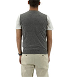 Gilet Uomo misto cashmere Blue Cashmere